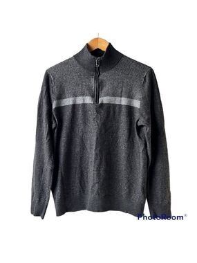 BANANA REPUBLIC Grey Merino Wool Sweater Size Medium